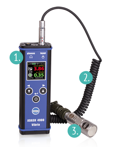 Vibration Meter Cable Sensor